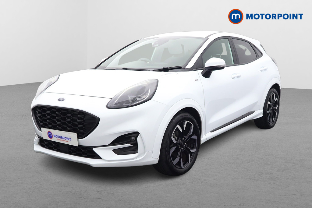 Ford Puma St-Line X Automatic Petrol-Electric Hybrid SUV - Stock Number (1516265) - Passenger side front corner