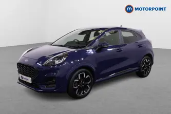 Ford Puma St-Line X Manual Petrol-Electric Hybrid SUV - Stock Number (1516943) - Passenger side front corner