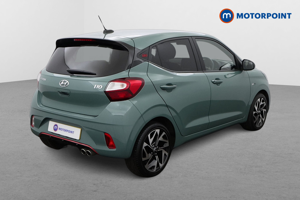 Hyundai I10 N Line Manual Petrol Hatchback - Stock Number (1518857) - Drivers side rear corner