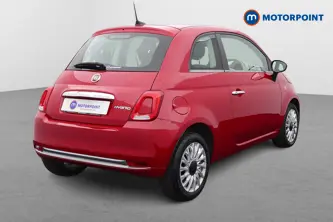 Fiat 500 1.0 Mild Hybrid 3Dr Manual Petrol-Electric Hybrid Hatchback - Stock Number (1513666) - Drivers side rear corner