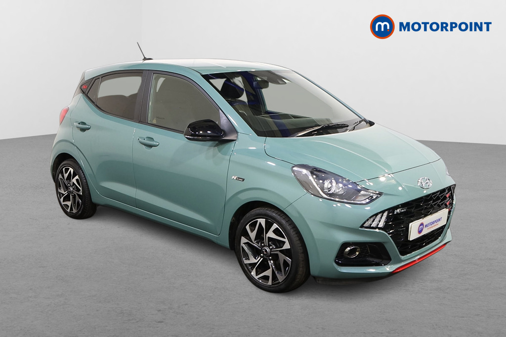 Hyundai I10 N Line Manual Petrol Hatchback - Stock Number (1517599) - Drivers side front corner