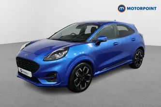 Ford Puma St-Line X Manual Petrol-Electric Hybrid SUV - Stock Number (1515527) - Passenger side front corner