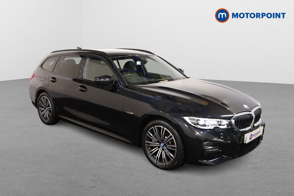 BMW 3 Series M Sport Automatic Petrol Plug-In Hybrid Estate - Stock Number (1519481) - Drivers side front corner