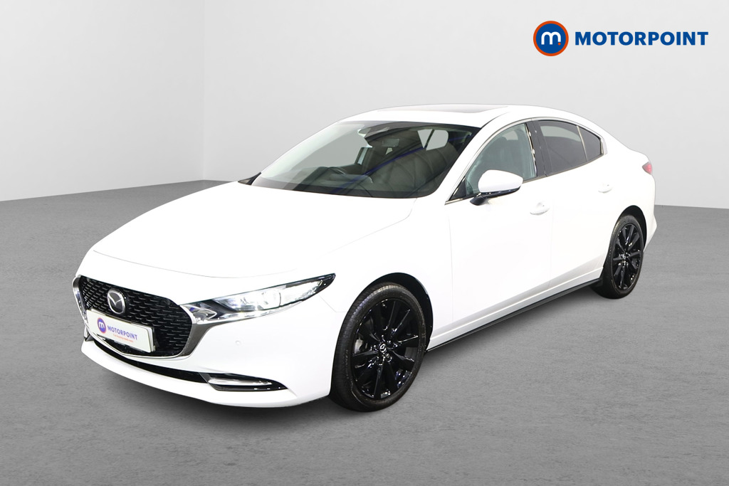 Mazda 3 Gt Sport Manual Petrol-Electric Hybrid Saloon - Stock Number (1518347) - Passenger side front corner