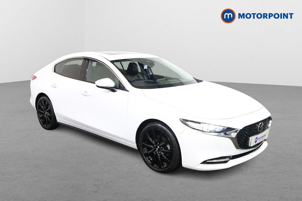 Mazda 3 Gt Sport Manual Petrol-Electric Hybrid Saloon - Stock Number (1518347) - Drivers side front corner