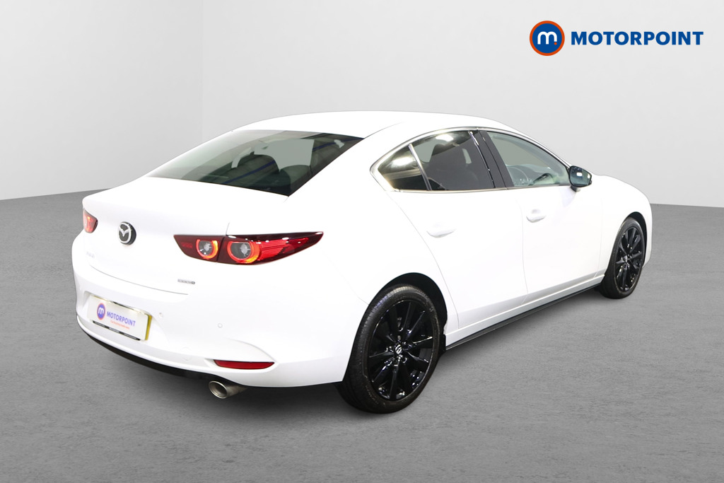 Mazda 3 Gt Sport Manual Petrol-Electric Hybrid Saloon - Stock Number (1518347) - Drivers side rear corner