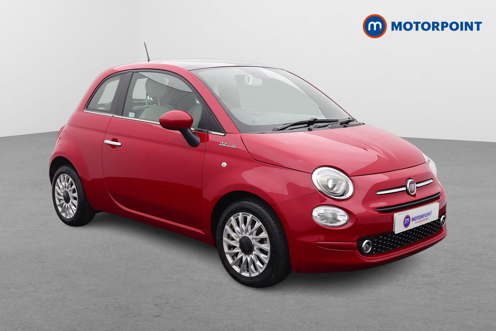 Fiat 500 Dolcevita Manual Petrol-Electric Hybrid Hatchback - Stock Number (1513275) - Drivers side front corner