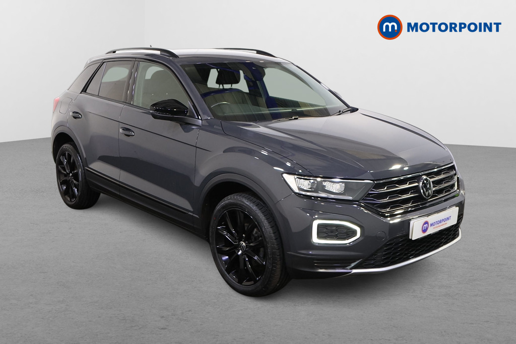 Volkswagen T-Roc Black Edition Manual Petrol SUV - Stock Number (1519947) - Drivers side front corner