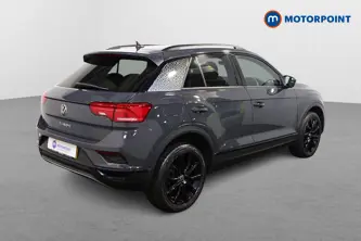 Volkswagen T-Roc Black Edition Manual Petrol SUV - Stock Number (1519947) - Drivers side rear corner