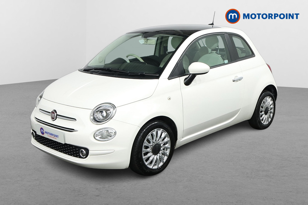 Fiat 500 Lounge Manual Petrol-Electric Hybrid Hatchback - Stock Number (1520427) - Passenger side front corner