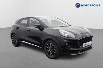 Ford Puma Titanium Manual Petrol-Electric Hybrid SUV - Stock Number (1518619) - Drivers side front corner