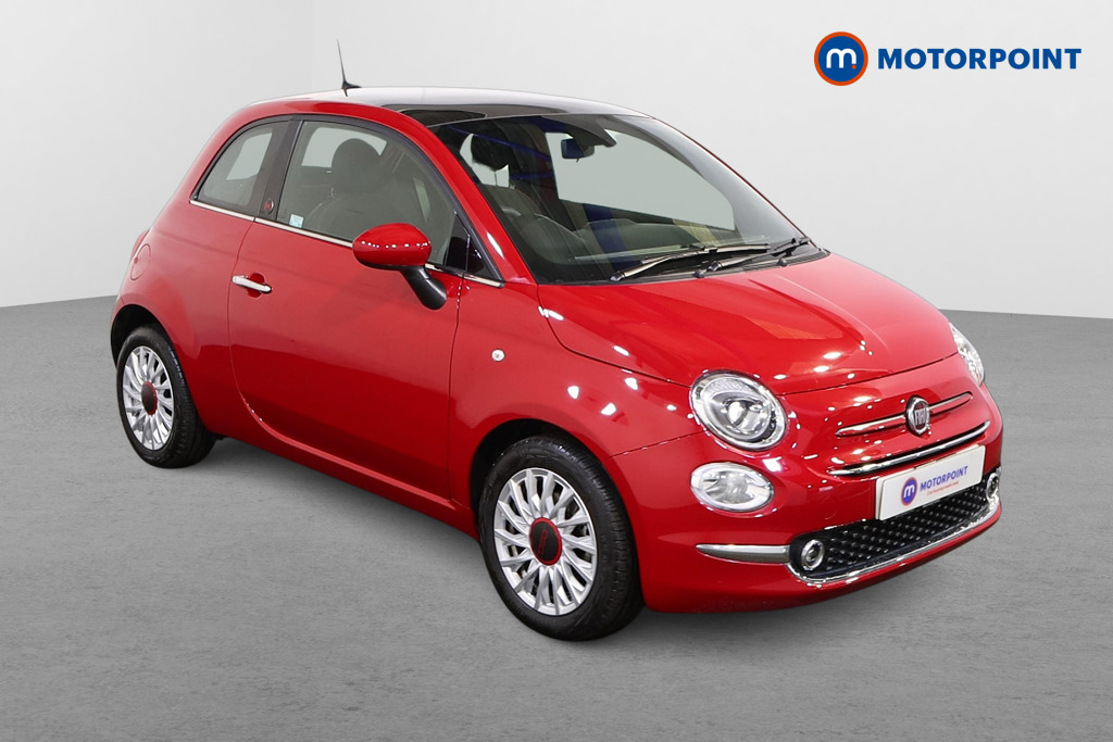 Fiat 500 RED Manual Petrol-Electric Hybrid Hatchback - Stock Number (1521503) - Drivers side front corner