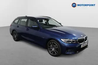 BMW 3 Series Sport Pro Automatic Petrol Plug-In Hybrid Estate - Stock Number (1517296) - Drivers side front corner