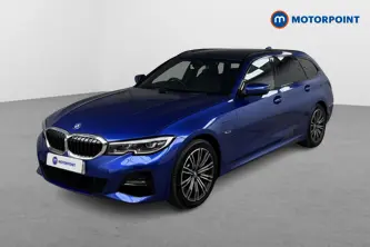 BMW 3 Series M Sport Automatic Petrol Plug-In Hybrid Estate - Stock Number (1520362) - Passenger side front corner