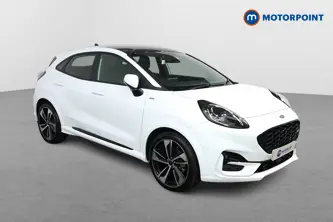 Ford Puma St-Line X Automatic Petrol-Electric Hybrid SUV - Stock Number (1521846) - Drivers side front corner