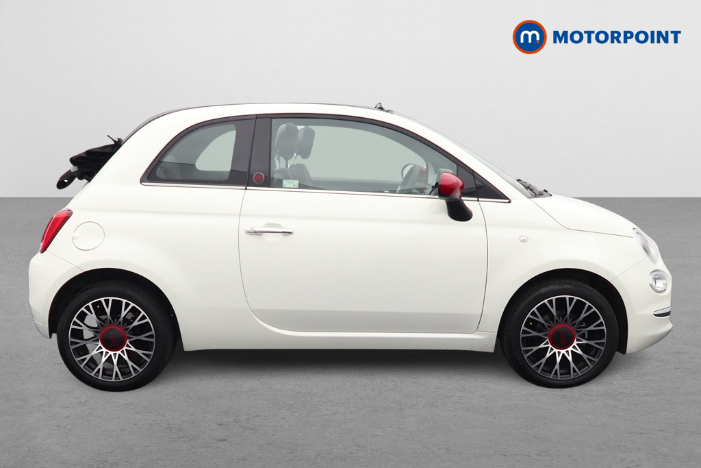 Fiat 500 RED Manual Petrol-Electric Hybrid Convertible - Stock Number (1523161) - Drivers side