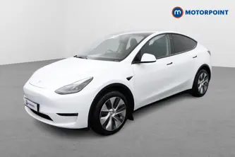 Tesla Model Y Long Range Automatic Electric SUV - Stock Number (1522388) - Passenger side front corner