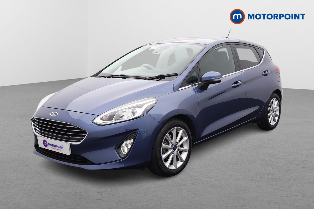 Ford Fiesta Titanium Manual Petrol-Electric Hybrid Hatchback - Stock Number (1522780) - Passenger side front corner