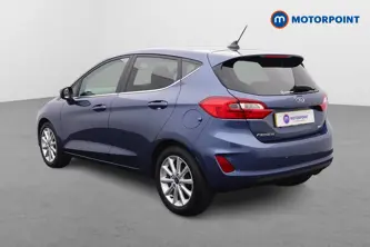 Ford Fiesta Titanium Manual Petrol-Electric Hybrid Hatchback - Stock Number (1522780) - Passenger side rear corner