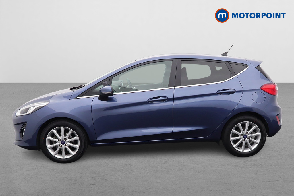 Ford Fiesta Titanium Manual Petrol-Electric Hybrid Hatchback - Stock Number (1522780) - Passenger side