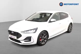 Ford Focus St-Line Manual Petrol-Electric Hybrid Hatchback - Stock Number (1523781) - Passenger side front corner