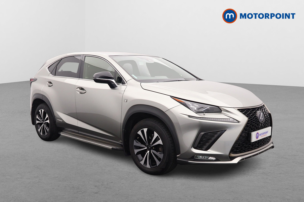 Lexus NX F-Sport Automatic Petrol-Electric Hybrid SUV - Stock Number (1520911) - Drivers side front corner