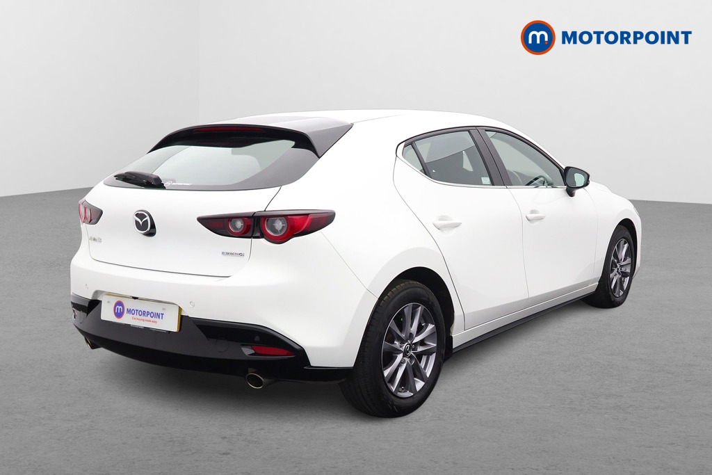 Mazda 3 Se-L Lux Manual Petrol-Electric Hybrid Hatchback - Stock Number (1522499) - Drivers side rear corner