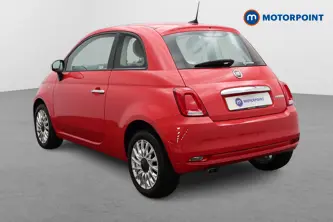 Fiat 500 Lounge Manual Petrol-Electric Hybrid Hatchback - Stock Number (1522165) - Passenger side rear corner