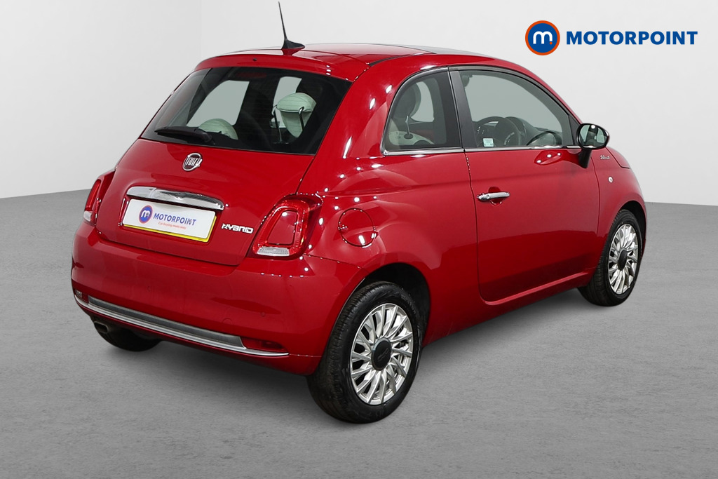 Fiat 500 Dolcevita Manual Petrol-Electric Hybrid Hatchback - Stock Number (1513277) - Drivers side rear corner