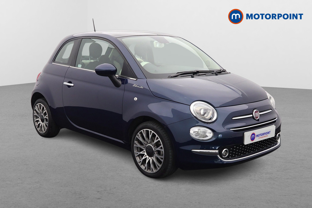 Fiat 500 Dolcevita Manual Petrol-Electric Hybrid Hatchback - Stock Number (1523857) - Drivers side front corner