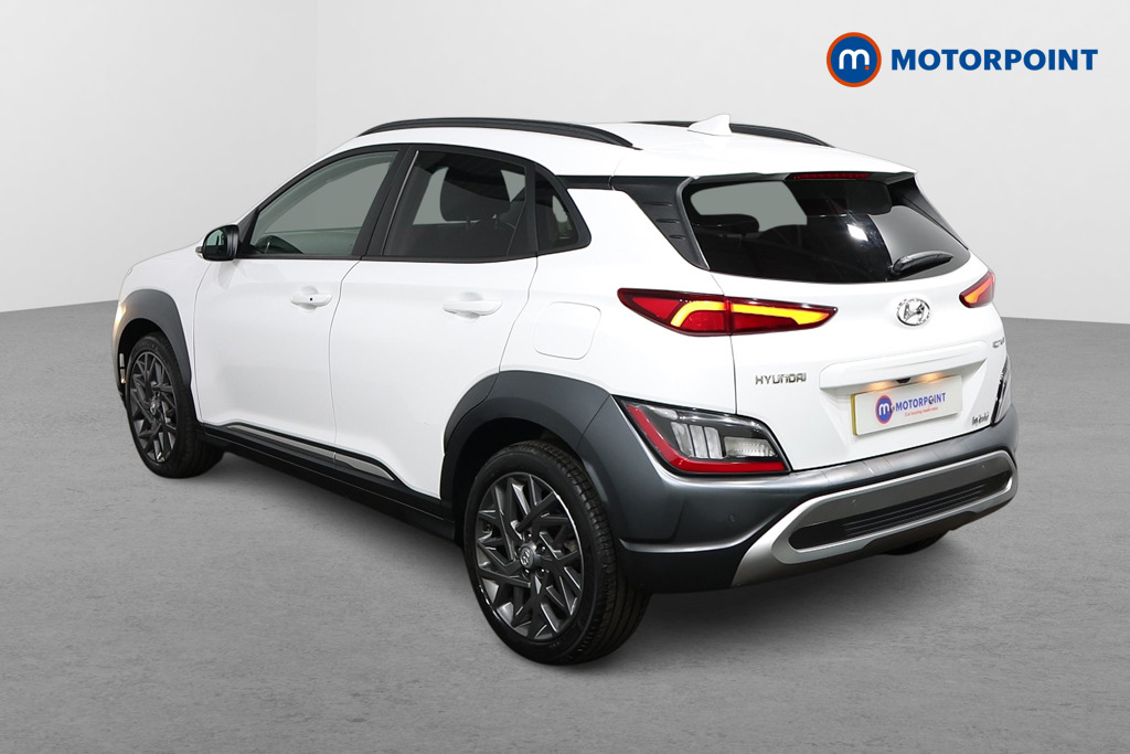 Hyundai Kona Premium Automatic Petrol-Electric Hybrid SUV - Stock Number (1524452) - Passenger side rear corner