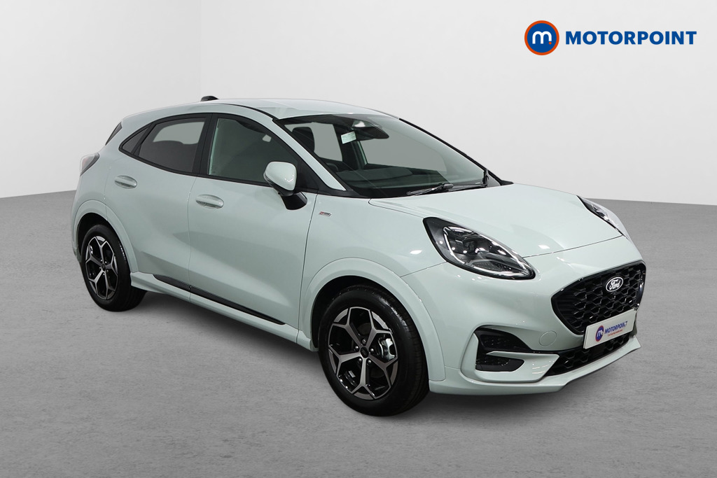 Ford Puma St-Line Manual Petrol-Electric Hybrid SUV - Stock Number (1520943) - Drivers side front corner