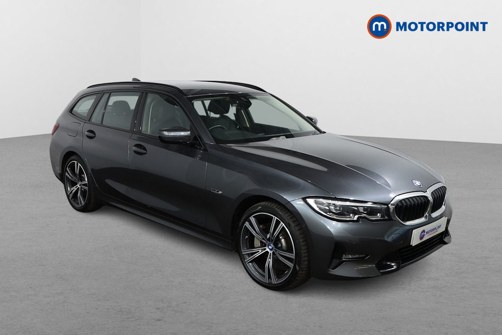 BMW 3 Series Sport Pro Automatic Petrol Plug-In Hybrid Estate - Stock Number (1517681) - Drivers side front corner