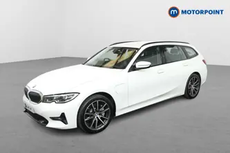 BMW 3 Series Sport Pro Automatic Petrol Plug-In Hybrid Estate - Stock Number (1522550) - Passenger side front corner