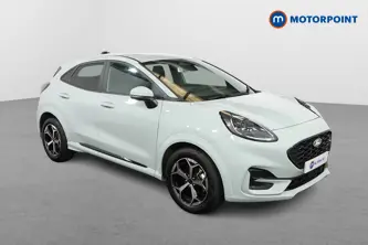 Ford Puma St-Line Manual Petrol-Electric Hybrid SUV - Stock Number (1520939) - Drivers side front corner