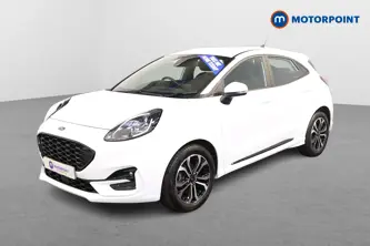 Ford Puma St-Line Automatic Petrol-Electric Hybrid SUV - Stock Number (1524378) - Passenger side front corner