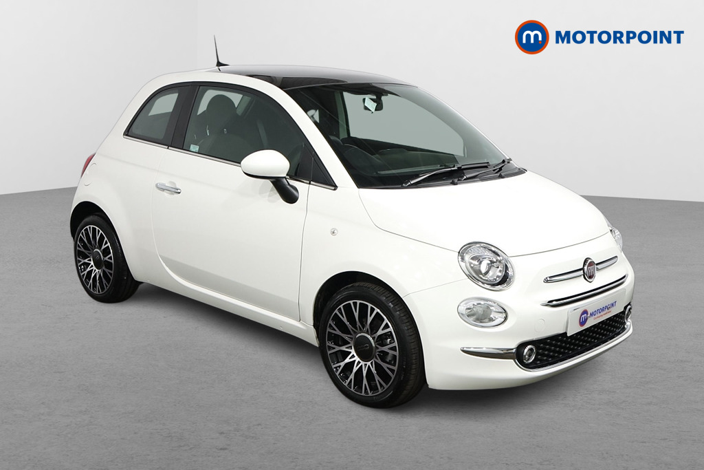 Fiat 500 TOP Manual Petrol-Electric Hybrid Hatchback - Stock Number (1526496) - Drivers side front corner