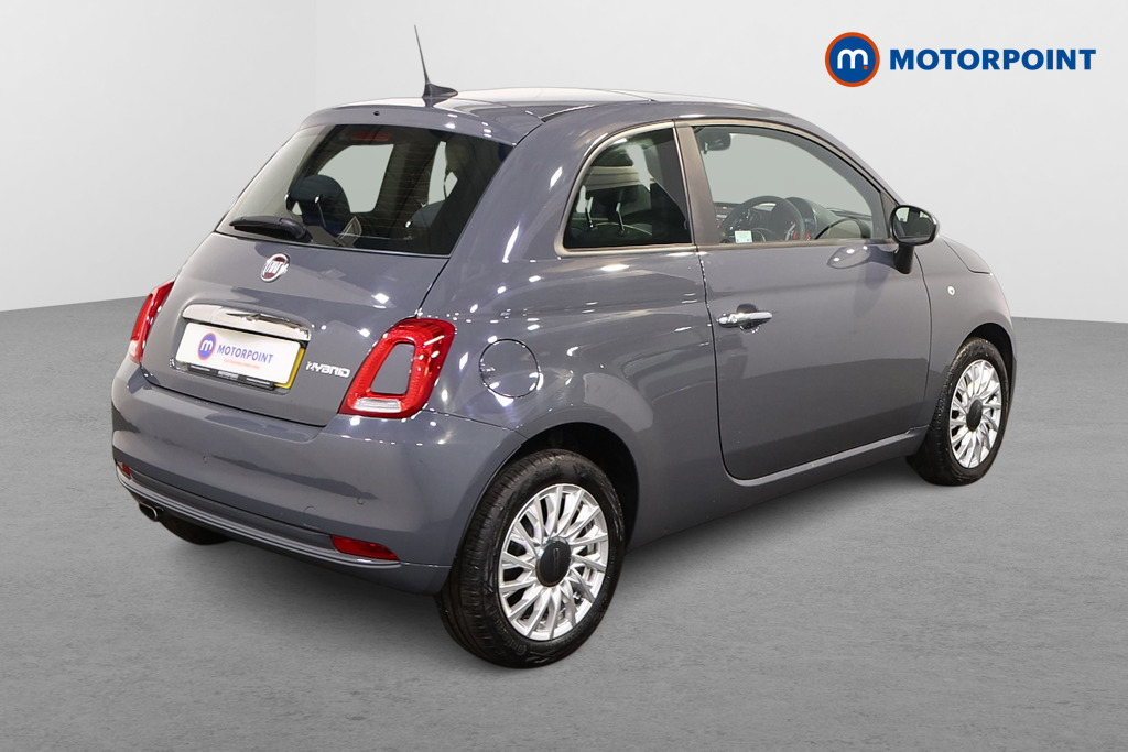 Fiat 500 Lounge Manual Petrol-Electric Hybrid Hatchback - Stock Number (1525147) - Drivers side rear corner