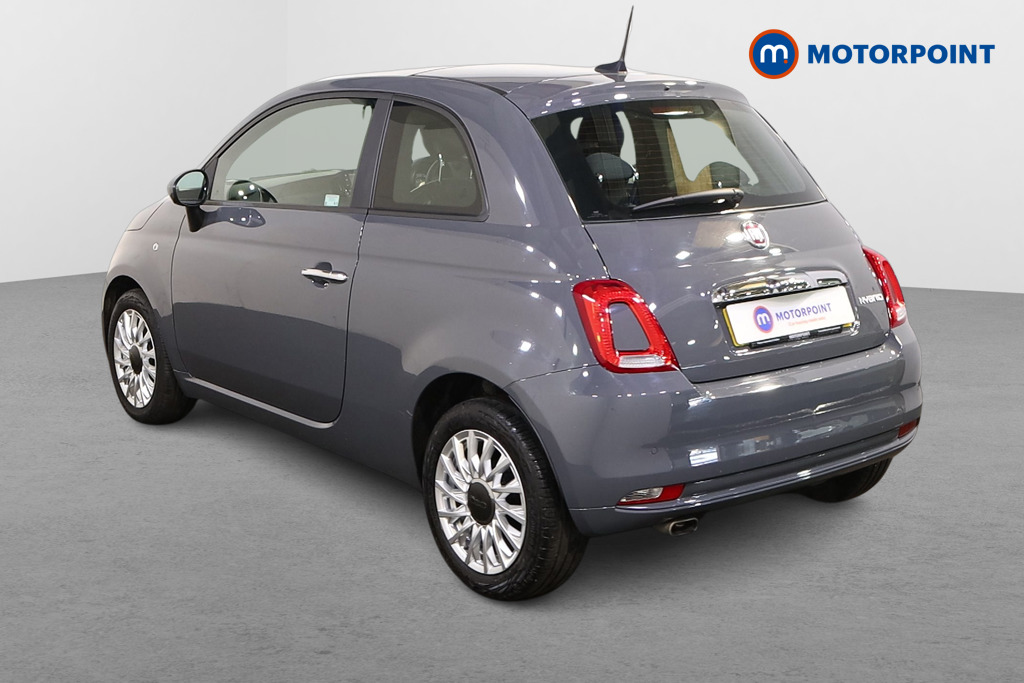 Fiat 500 Lounge Manual Petrol-Electric Hybrid Hatchback - Stock Number (1525147) - Passenger side rear corner