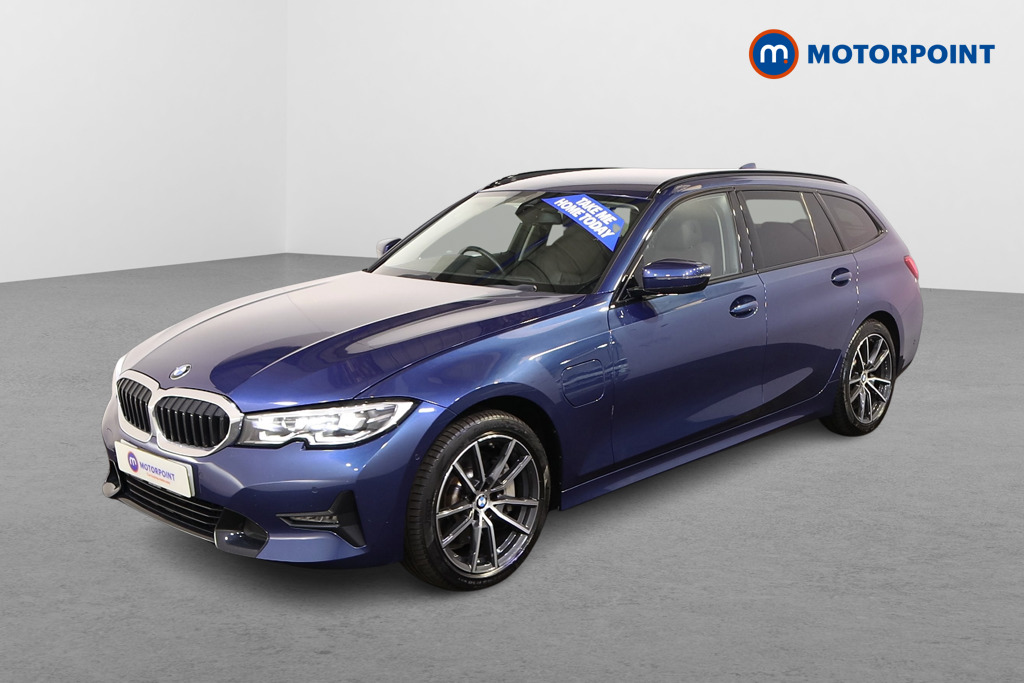 BMW 3 Series Sport Pro Automatic Petrol Plug-In Hybrid Estate - Stock Number (1525642) - Passenger side front corner