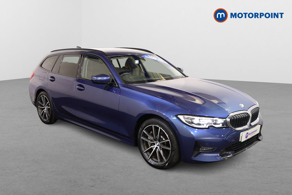 BMW 3 Series Sport Pro Automatic Petrol Plug-In Hybrid Estate - Stock Number (1525642) - Drivers side front corner