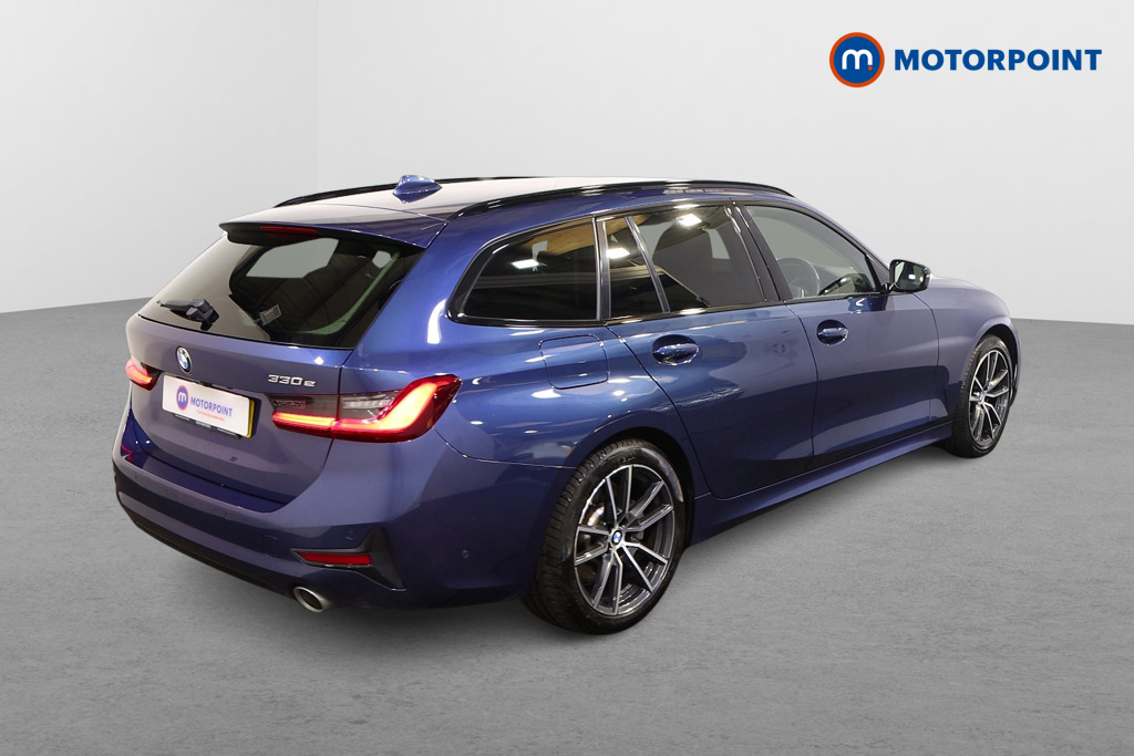 BMW 3 Series Sport Pro Automatic Petrol Plug-In Hybrid Estate - Stock Number (1525642) - Drivers side rear corner