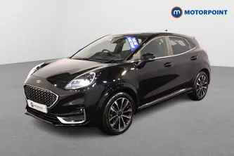 Ford Puma St-Line Vignale Automatic Petrol-Electric Hybrid SUV - Stock Number (1524781) - Passenger side front corner