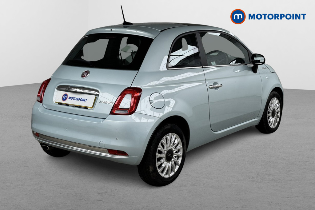 Fiat 500 Dolcevita Manual Petrol-Electric Hybrid Hatchback - Stock Number (1526289) - Drivers side rear corner