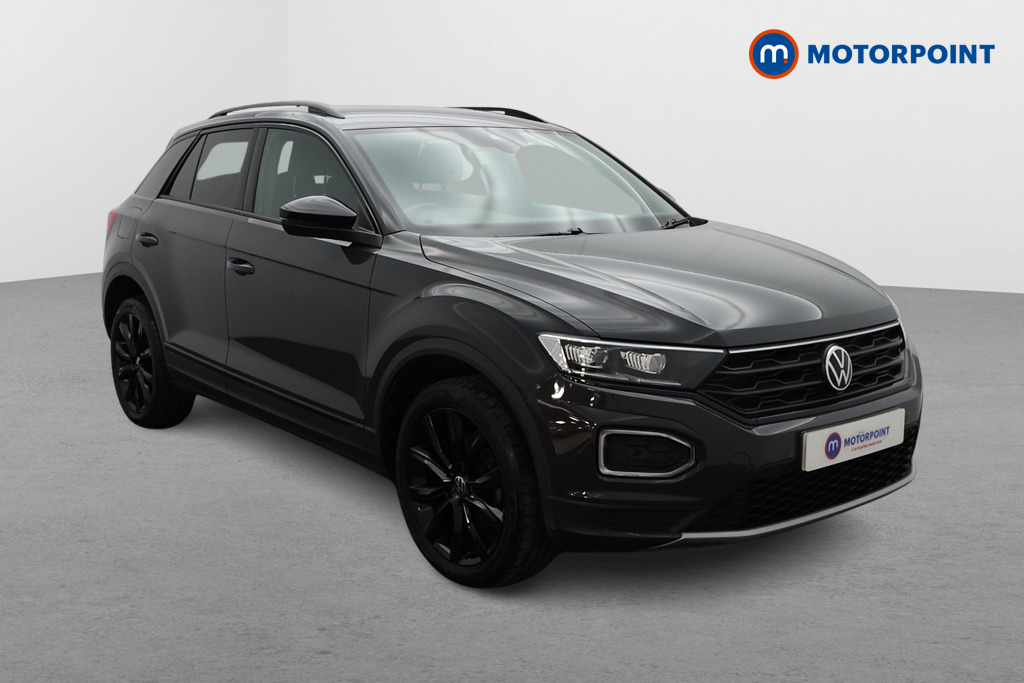 Volkswagen T-Roc Black Edition Manual Petrol SUV - Stock Number (1528040) - Drivers side front corner