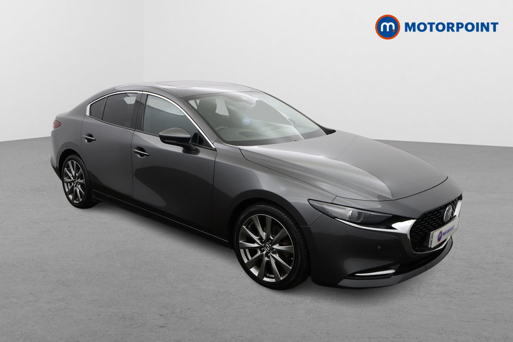 Mazda 3 Gt Sport Manual Petrol-Electric Hybrid Saloon - Stock Number (1526671) - Drivers side front corner