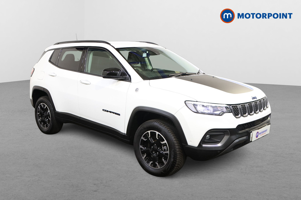 Jeep Compass Trailhawk Automatic Petrol Plug-In Hybrid SUV - Stock Number (1527558) - Drivers side front corner