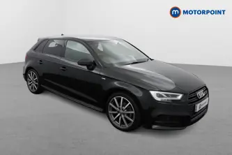 Audi A3 Black Edition Automatic Petrol Hatchback - Stock Number (1528976) - Drivers side front corner