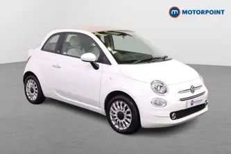 Fiat 500 Lounge Manual Petrol-Electric Hybrid Convertible - Stock Number (1528010) - Drivers side front corner