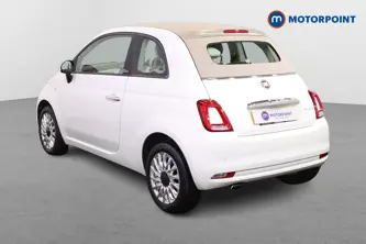 Fiat 500 Lounge Manual Petrol-Electric Hybrid Convertible - Stock Number (1528010) - Passenger side rear corner